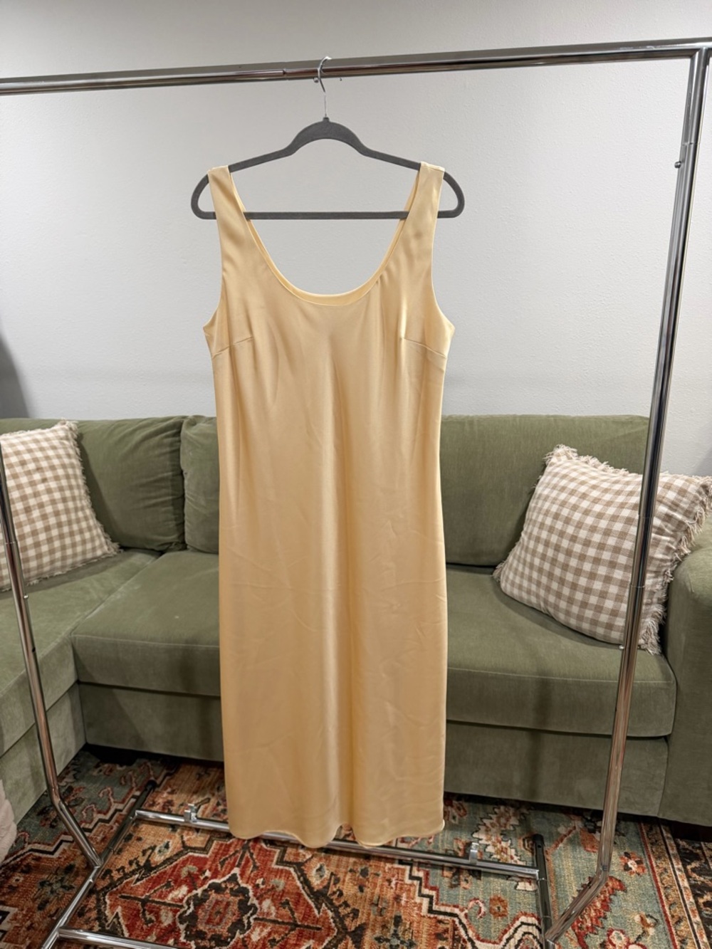 Better Yellow Slip Dress